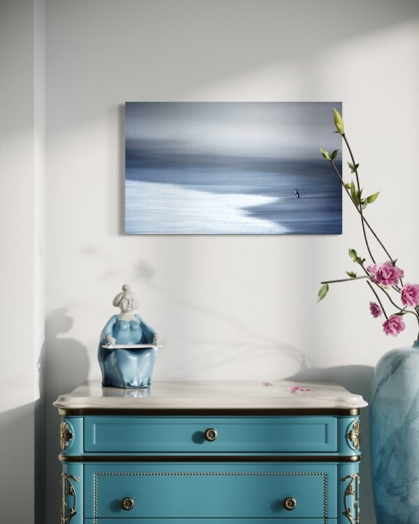 Modern photo art for wall in minimalist living room